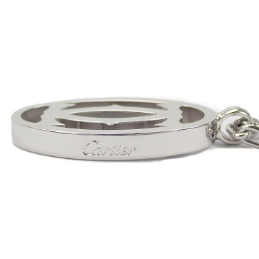 【中古】【Aランク】Cartier カルティエ 2C チャーム キーリング T1220148 シルバー