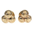 【中古】【Aランク】ルイヴィトン LOUIS VUITTON ブドン ドゥ マンシェット・ブーケドクルー M30564 カフス GP ゴールド メンズ【ISEY...