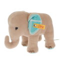 【中古】【SAランク】ティファニー TIFFANY&Co. シュタイフ Steiff ゾウ ぬいぐるみ 683800 コットン モヘア ベージュ ブルー キッズ...