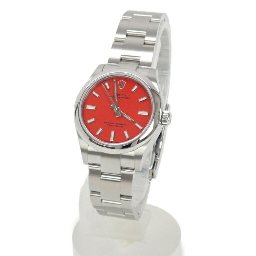 【中古】ロレックス ROLEX オイスターパーペチュアル 31 277200 腕時計 ステンレススチール 自動巻き コーラルレッド文字盤 レディース【SAランク】 【中古】ロレックス ROLEX オイスターパーペチュアル 31 277200 腕時計 ステンレススチール 自動巻き コーラルレッド文字盤 レディース【SAランク】