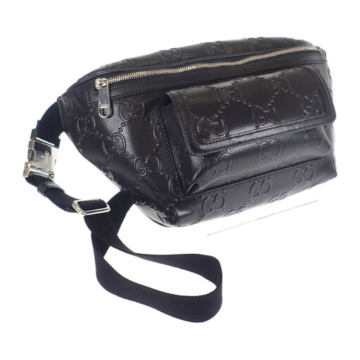 【中古】グッチ GUCCI GGエンボス ベルトバッグ 645093_1W3CN_1000 ボディバッグ レザー ブラック メンズ【Aランク】 【中古】グッチ GUCCI GGエンボス ベルトバッグ 645093_1W3CN_1000 ボディバッグ レザー ブラック メンズ【Aランク】