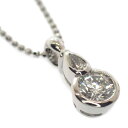 【中古】 デザイン ジュエリー ネックレス Pt850/900プラチナ ダイヤモンド レディース【Aランク】