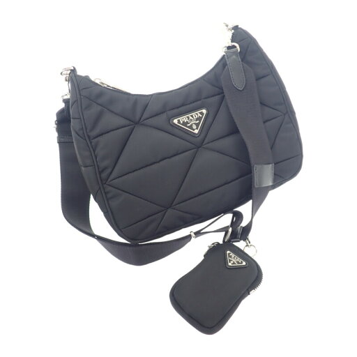 【中古】プラダ PRADA パデットナイロン 1BC151 ショルダーバッグ ブラック シルバー金具 レディース【Aランク】 【中古】プラダ PRADA パデットナイロン 1BC151 ショルダーバッグ ブラック シルバー金具 レディース【Aランク】