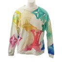【中古】ルイヴィトン LOUIS VUITTON ウォーターカラー スウェット コットン マルチカラー M メンズ【ABランク】