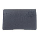 ロエベ LOEWE ビジネス C660M97X05 カードケース カーフ ブラック メンズ レディース 美品 ギフト【中古】【Aランク】