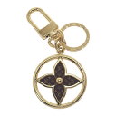 ルイヴィトン LOUIS VUITTON LVトレジャード M01207 モノグラム キーホルダー モノグラムキャンバス ブラウン ゴールド レディース 可愛い 上品 ギフト【中古】【Bランク】(4)