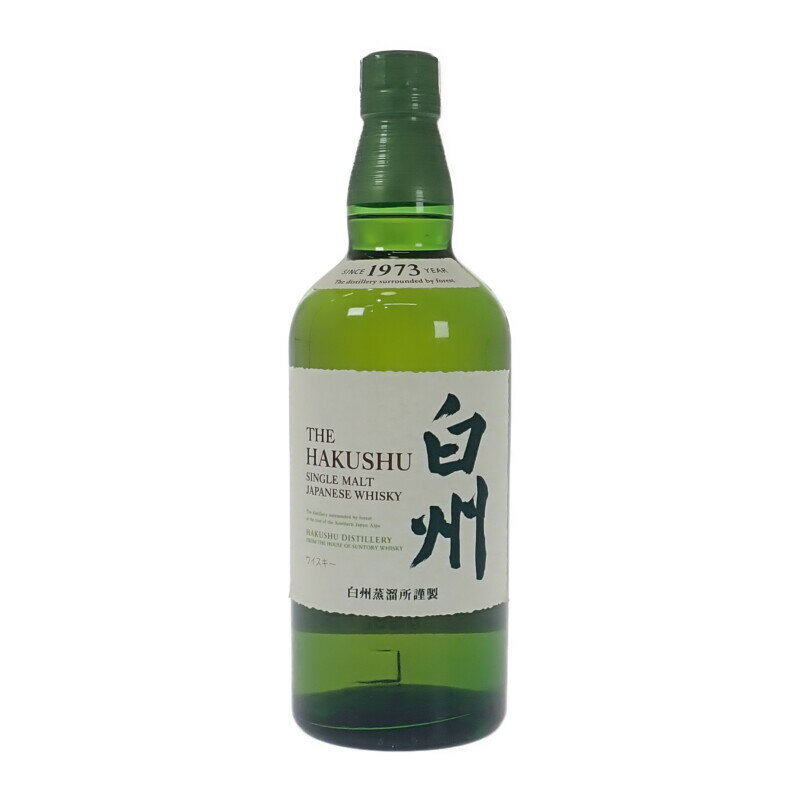 SUNTORY サントリー 白州 シングルモルト お酒 アルコール 700ml ウイスキー ギフト【中古】【Sランク】