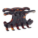 【中古】セリーヌ CELINE ラージヘアクロー ヘアクリップ 46Y856CST.19DT トリオンフ ヘアアクセサリー アセテート ダークハバナ ブラウン ...