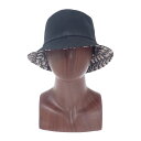 クリスチャンディオール Christian Dior Teddy-D ボブハット 95TDD923A130_C900 コットン ブラック 57 レディース メン...