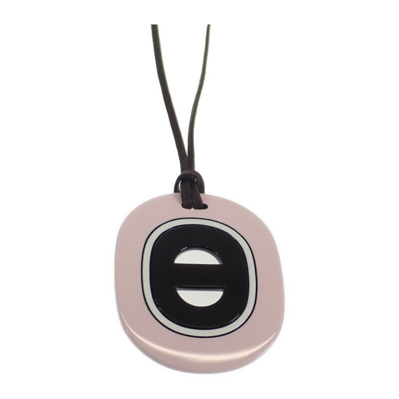 エルメス HERMES フィデリオ・ヴィラージュGM ラージ ネックレス バッファローホーン ラッカーウッド ピンク レディース 美品 ギフト【中古】【ABラン...