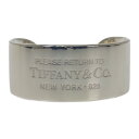 ティファニー TIFFANY&Co. ワイドカフ リターントゥ ラージ 68175895 バングル シルバー925 レディース 美品 ブレス アクセ ギフト 太...