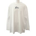 グッチ GUCCI ロング 784364-XJGQU-9074 長袖Tシャツ コットン ホワイト メンズ レディース おしゃれ お揃い 可愛い【中古】【Aランク...