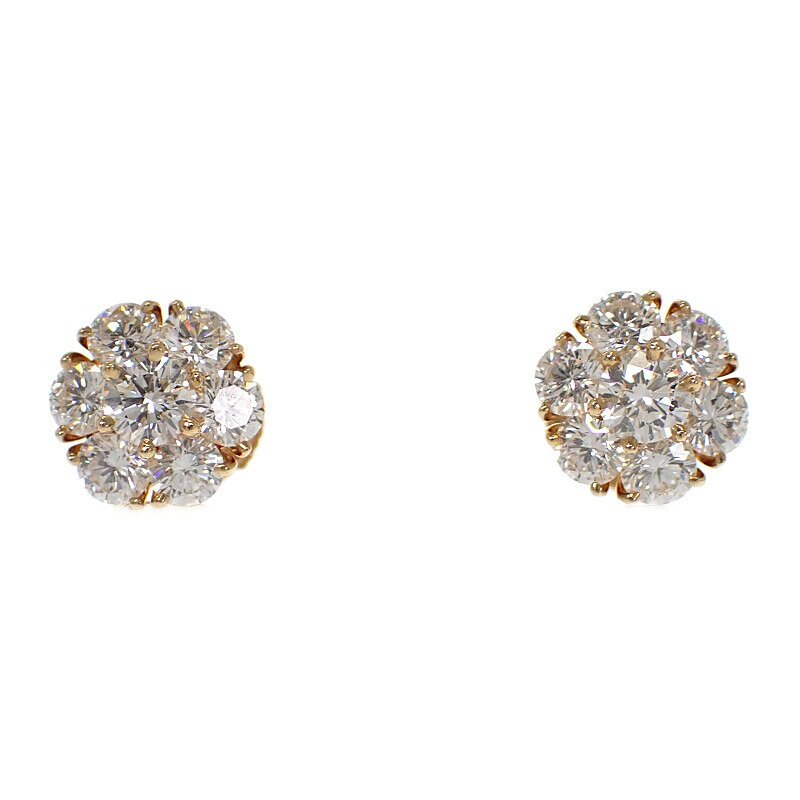 樂天商城 - ヴァンクリーフ＆アーペル Van Cleef & Arpels フルーレット ピアス VCARA48000 K18YG 18金イエローゴールド ダイヤモンド ジュエリー ギフト ドレスジュエリー フォーマル 記念日 レディース 上品 人気 ギフト【中古】【Aランク】