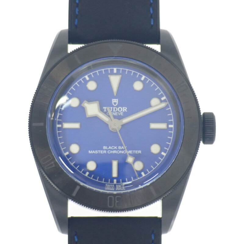 樂天商城 - チューダー TUDOR ブラックベイ セラミック M79210CNUー0007 腕時計 セラミック ラバー 自動巻き ブルー文字盤 メンズ 未使用 ギフト ビジネス カジュアル【中古】【Sランク】