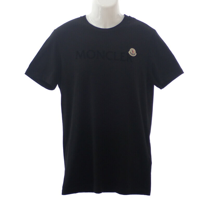 樂天商城 - モンクレール MONCLER ロゴ M I10918C00064_8390T 半袖Tシャツ コットン ブラック 黒 メンズ シンプル【中古】【Aランク】