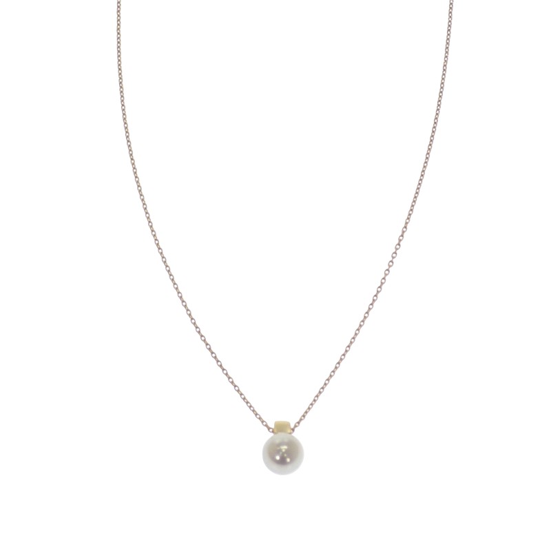 樂天商城 - ミキモト MIKIMOTO パール ペンダント 箱付 刻印あり 18金 PP-20567K ネックレス K18イエローゴールド アコヤ真珠 レディース【中古】【Aランク】