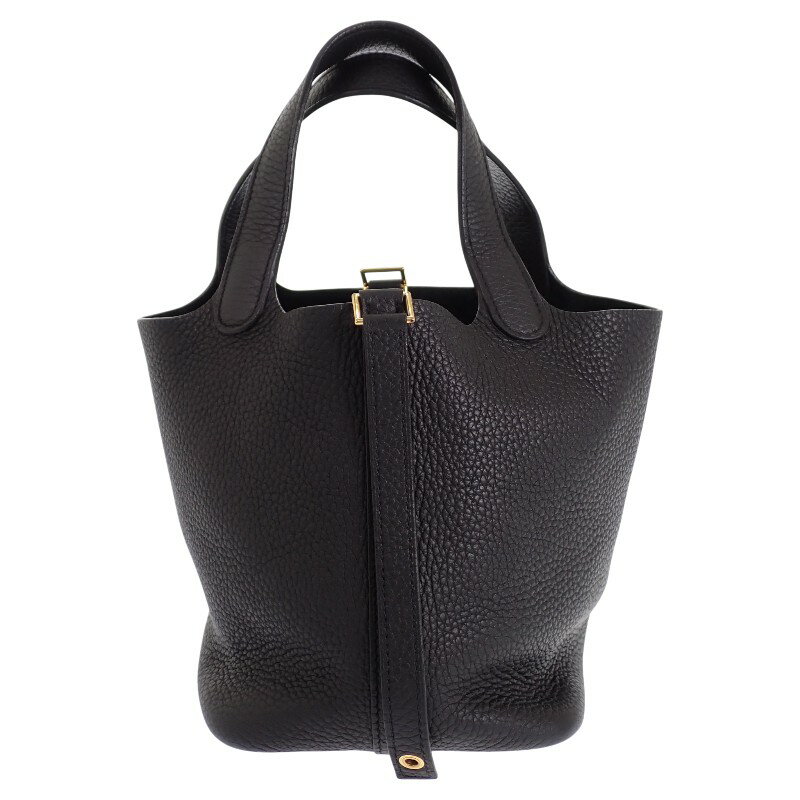 樂天商城 - エルメス HERMES ピコタンロック PM ハンドバッグ トートバッグ トリヨンクレマンス ブラック ゴールド金具 レディース【中古】【ABランク】