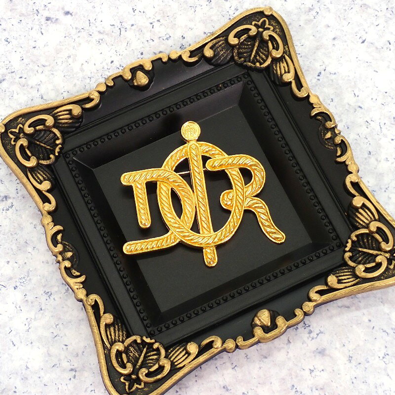2084　保存箱付き極美品✨Dior　ブローチ　大ぶり　CD　ロゴ　希少　刻印 楽天市場】Christian Dior ディオール（ブローチ｜レディース