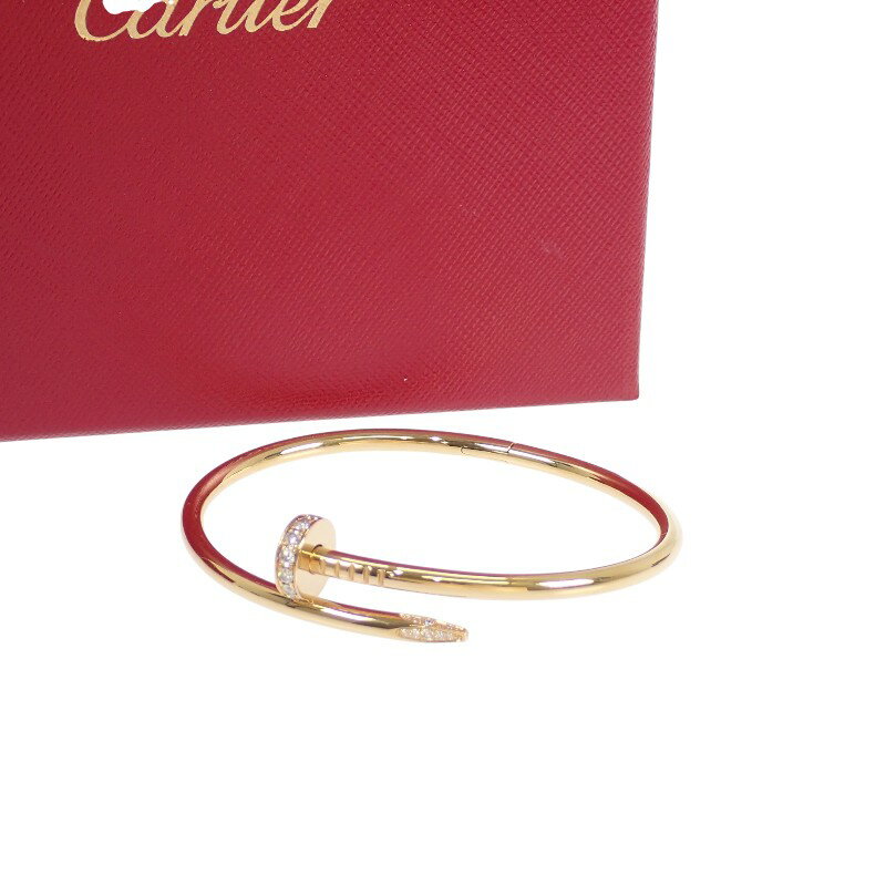 カルティエ CARTIER ジュストアンクル B6048618 ブレスレット K18YG イエローゴールド ダイヤモンド レディース ギフト 人気 定番 18金 ジュエリー 資産【中古】【Aランク】
