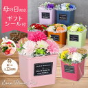 母の日 2025 母の日ギフト ソープフラワー 誕生日プレゼント ポット スクエア型 発表会 誕生日 プレゼント ギフト 結婚祝い ソープフラワーギフト アレン...