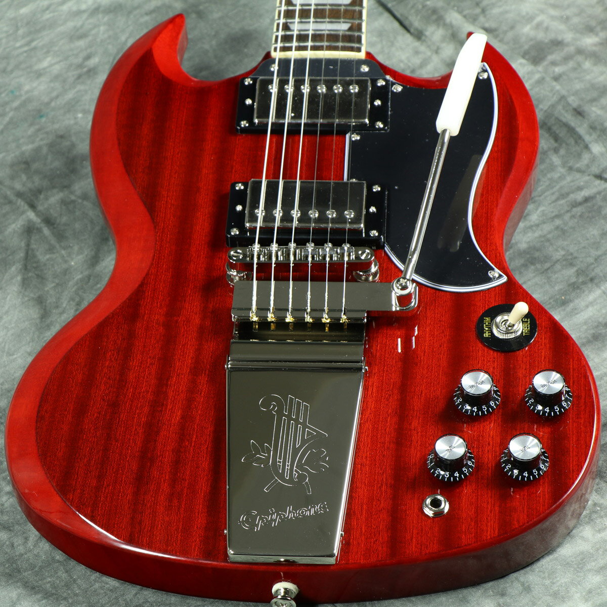 Epiphone by Gibson / Inspired by Gibson SG Standard 60s Maestro Vibrola Vintage Cherry エピフォン エレキギター【御茶ノ水本店】