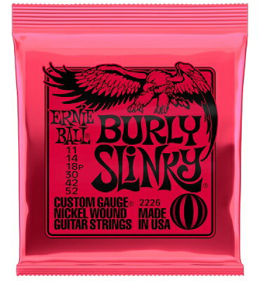 ERNiE BALL / #2226 BURLY SLINKY Nickel wound Electric Guitar Strings 11-52Ź