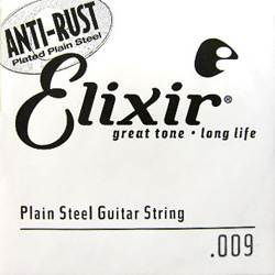 Elixir / 13009 エレキギター/アコースティックギター弦 009 Anti-Rustプレーン弦 バラ弦【池袋店】