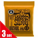ERNiE BALL / #3222 HYBRID SLINKY ORANGE 3SET PACK エレキギター弦 【横浜店】