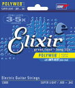 Elixir / 12000 Super Light Electric Nickel Plated Steel with POLYWEB Coating エリクサー 弦【正規品】