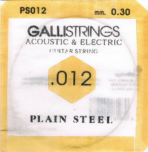 Gallistrings / PS012 - Single String Plain Steel