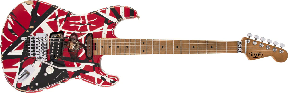 EVH / Striped Series Frankie Red/White/Black Relic