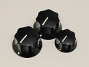 イシバシ楽器 17Shopsで買える「Fender / Skirted J-Bass Knobs Black 099-1370-000 【池袋店】」の画像です。価格は1,870円になります。