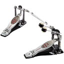 PEARL ELIMINATOR REDLINE | DRUM PEDAL 発売後10年以上もの間、未体験のドライヴモードで数多くのドラマーを魅了し続けてきたドラムペダルの傑作“エリミネーター”がさらに進化を遂げた。従来のアクションと、“パワーシフター”、“インターチェンシャブル・カム・システム”といった人気の機能はそのままに、ホイールの軽量化、NiNjAベアリングの採用で、よりロスの ないスムーズな動きを実現。 主な特徴 ■Interchangeable Cam System(US.PAT.6172291) 標準装備の4タイプとオプションの2タイプ、計6つのカムを自由に付け替えることにより、全く異なるアクションのフィールを味わうことができる斬新な機能。カムはそれぞれ色分けされ、ひと目で好みのタイプを識別できる。ブラックが標準装備で、ホワイト、ブルー、レッドが付属。オプションでパープル、イエローもラインナップ。 ■NiNjABearings スケートボード用を元に新たに開発された、低摩擦で高精度のベアリングを主軸の部分にとりいれ、フリクションを排したスムーズなアクションを実現。ドラム・ペダルの隠れた心臓部といえる。 ■Adjustable Traction Plate フットボード上のグリップ感を調整て?きるトラクションドットを装備。ドットの位置が自由に変えられ、取り外しも可能なパールオリジナルの機能。プレートには3本のガイドラインがあり、上下を逆にセットすればスライド感のニュアンスも変えられる。 ■Control Core Quad Beater フェルト2タイプ、プラスティック2タイプのキャラクターをもつ4ウェイビーター。従来の重さはそのままに形状をコンパクトにすることで、アタック感を強調。また、防振ゴムを内蔵し不要な高域のオーバートーンと振動を抑え、パワーの伝達性を更に高めた。ビーターシャフトの回転やスズレを防ぎ、セッティングポジションのメモリー機能を発揮するストッパー装備。 ■Powershifter(US.PAT.5574237) フットボードのヒール部に搭載のパールオリジナル・メカニズム。ヒール部のボルトをゆるめ、フットボードを前後3段階に移動することにより、異なるニュアンスのアクションを生み出す。 ■Zero Play Hinge(US.PAT. 7179978) アクションのロスを限りなく排除したオリジナルのステンレススチール・ヒンジ。 ■Roller Hoop Clamp(US.PAT. 5726370) 上部のナットでバスドラムフープにしっかりとフィットさせることで、演奏中のバスドラムの揺れを抑える画期的なフープクランプ・システム。フロアプレート横のボルトで開閉ができ、ペダルの取り付け取り外しも容易。 ■Click Lock Spring Tension(US.PAT. 7754953) スプリングのテンションノブをロックして緩みを防ぐ、安心機能。黒いノブの下にあるクリックロック・レバーを持ち上げれば調整ができる。 ■Uni-Lock Beater Angle Cam スプリングのテンションを変えることなく、無段階にビーターアングルを調整可能。またフットボードの角度は、チェーンのドライヴコネクターをゆるめてスライドさせることで、3段階に調整することかができる。 主な仕様 ドライヴ方式Double Chainカムインターチェンジャブル・カムフットボードパワーシフタートラクションプレート&amp;グリップ●フットボードアングル3段階調整ビーターQUAD BEATER(B-250QB)ビーターアングルユニロック・ビーターアングル・カムスプリングローラーNiNjA ベアリング内蔵フープクランプローラーカム・フープクランプ ELIMINATOR シリーズはセミハードタイプのキャリーケースが付属します。