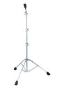 STAGE MASTER SERIES | CYMBAL STAND HC42SN Stage Masterシリーズは使いやすさと運搬のしやすさで屋外でのミニセッションや練習などで機材移動の多いドラマーや、これからドラムを始めるビギナーにもお勧めのシリーズです。 軽量なシングルレッグモデルHC42SN ●ティルター角度調整: ギア式 ●パイプ径: 25.4-22.2-19.1mm ●高さ調整幅: 690mm-1,420mm ●ベース部: シングルレッグ ●重量: 2.6kg ※高さ調整幅はシンバルを水平にした場合の、床からシンバルフェルトまでの距離を表記しています。 主な特長： ●25.4-22.2-19.1mm Pipe Diameter 下段部に25.4mm径、中段部には22.2mm径、そして上段部に19.1mm径のパイプを採用。それぞれのパイプ径の差を最小とすることで、パイプの”揺れ”を抑える設計です。パイプジョイント部は、Tボルトによる “パイプ直押し”と、ナイロンブッシュがパイプを握るようにホールドする機能を併せ持つことで、パイプをしっかりと固定することが出来ます。 ●Quick-Set Cymbal Mate： 本体側面に設けられた赤色のボタンをつまむように押すことで、ワンタッチでシンバルメイトの着脱が可能。スピーディなシンバルのセットアップを実現します。通常のシンバルメイトのように、本体を回転させることでシンバルの締め・揺れ具合の微調整をすることも可能です。