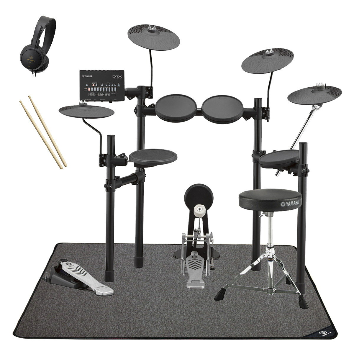 YAMAHA / DTX452KUPGS 3シンバル オリジナル スターターバンドル with マット【池袋店】