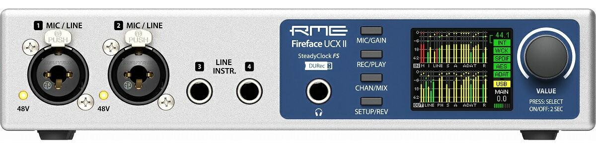 RME アールエムイー / Fireface UCX II 20入力20出力192 kHz対応アドバンスUSBオーディオ インターフェイス【御茶ノ水本店】