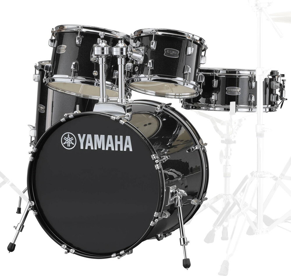 YAMAHA / RDP0F5 BLGブラックグリッター ヤマハ ライディーン 20BD ドラム シェルセット