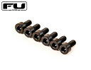 FU-TONE / Titanium Saddle Mounting Screw Set 6個セット BLACK【フロイドローズ・アップグレード・パーツ】【お取...