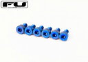 FU-TONE / Titanium Saddle Mounting Screw Set 6個セット BLUE【フロイドローズ・アップグレード・パーツ】【お取り寄せ商品】【渋谷店】