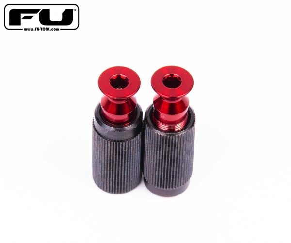 FU-TONE / Titanium Bridge Posts - RED【フロイドローズ・アップグレード・パーツ】【お取り寄せ商品】【渋谷店】