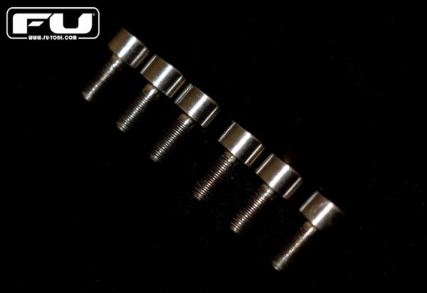 FU-TONE / Titanium Saddle Mounting Screw 1個バラ売り【フロイドローズ・アップグレード・パーツ】【お取り寄せ商品】【渋谷店】