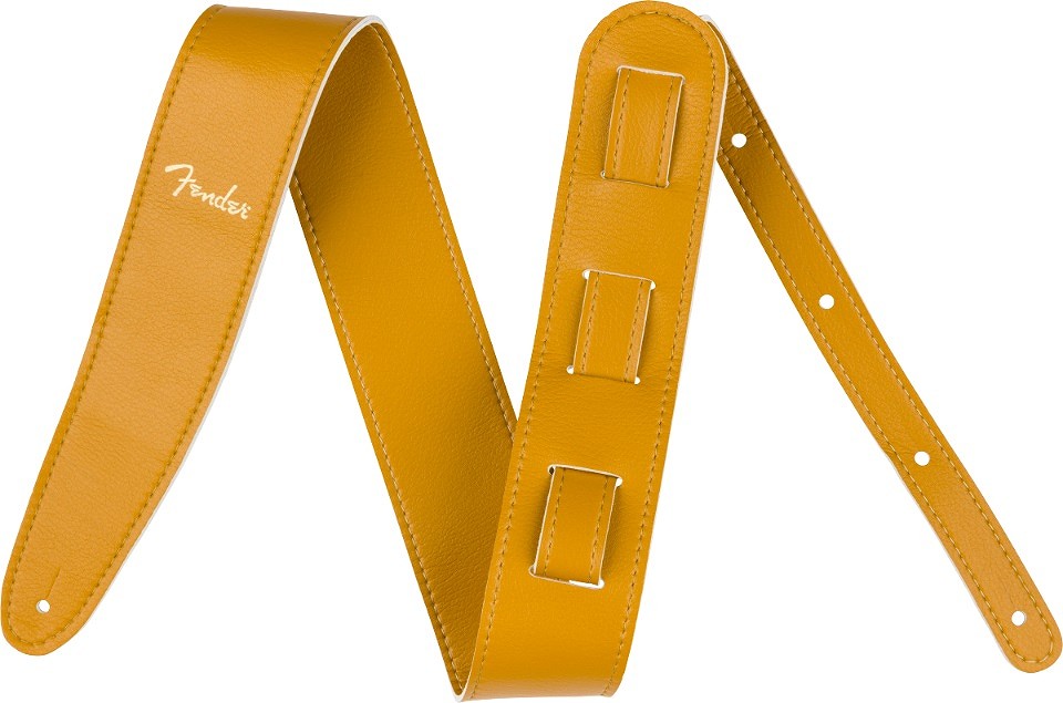Fender / VEGAN LEATHER STRAP BUTTERSCOTCH フェンダー [ギターストラップ]【池袋店】