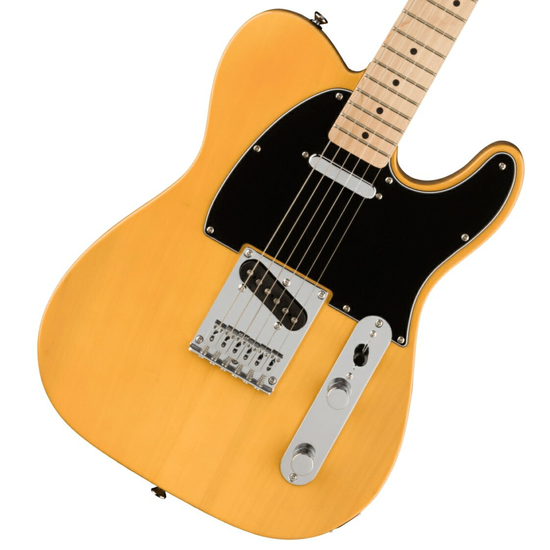 Squier by Fender / Affinity Series Telecaster Maple Fingerboard Black Pickguard Butterscotch Blonde̾ŲŹ