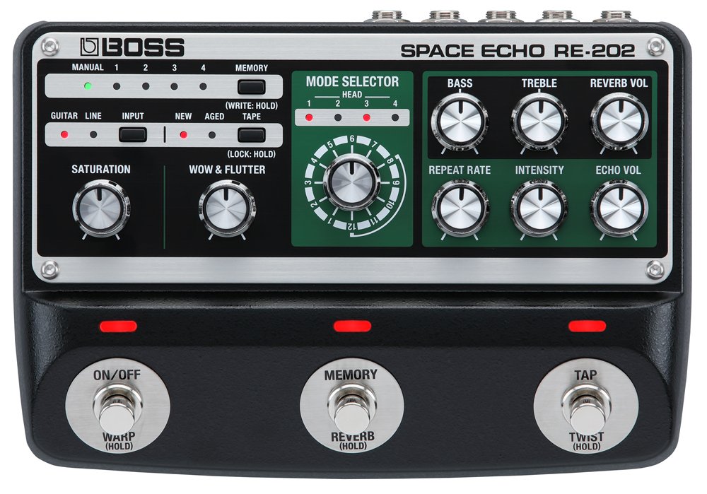 イシバシ楽器 17ShopsのBOSS / RE-202 Space Echo 【渋谷店】 ボス コンパクト エフェクター スペースエコー テープエコー ディレイ【渋谷店】｜アングル2