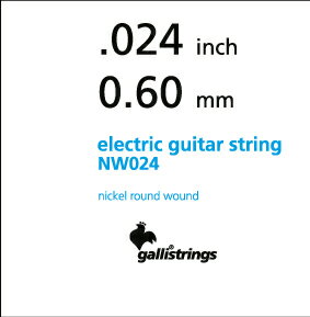 Gallistrings / NW024 - Single String Nickel Round Wound 쥭ѥХ鸹 .024ڥꥢۡڲŹ