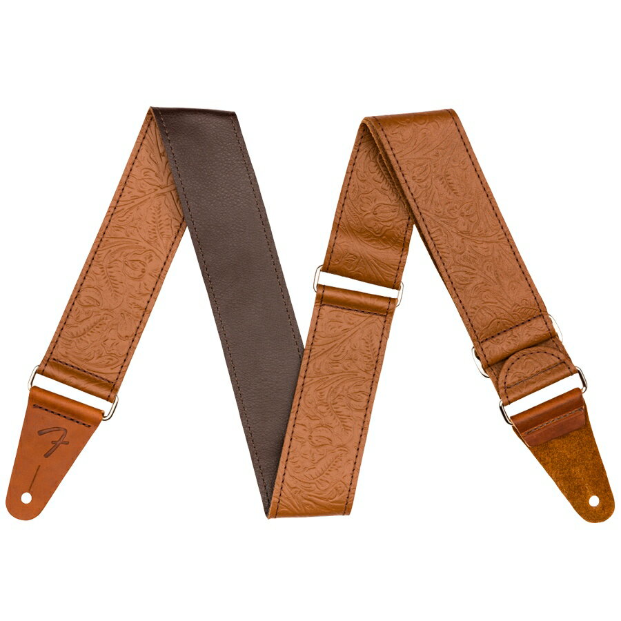 Fender / Tooled Leather Guitar Strap 2" Brown【池袋店】