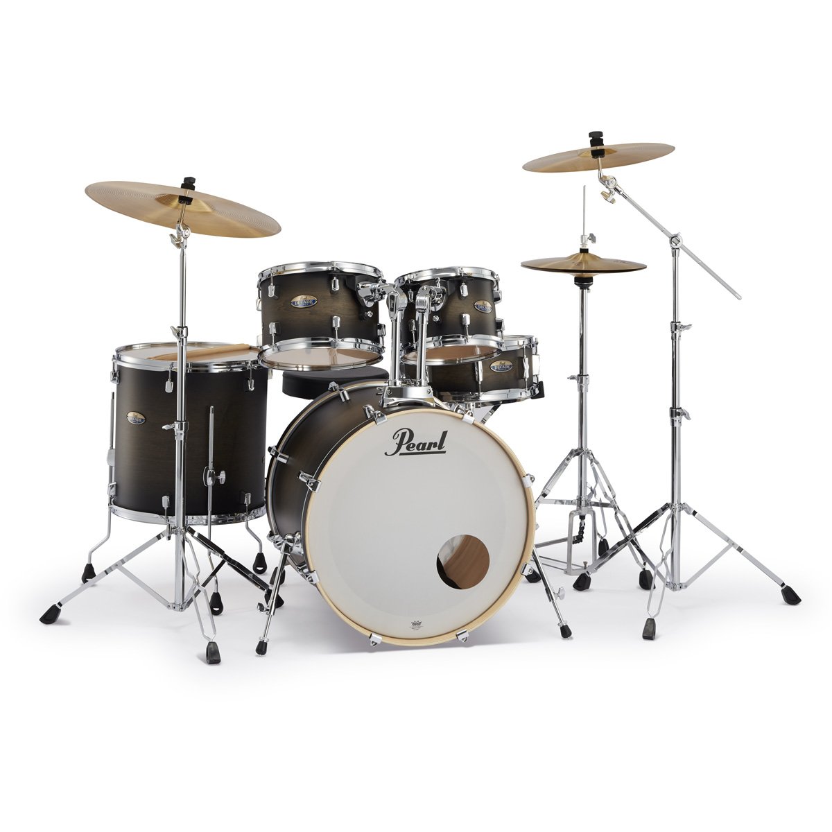 Pearl / DMP825S/CN 262(Satin Black Burst) DECADE MAPLE シンバル付きドラムセット スタンダードサイズ【お取り寄せ商品】