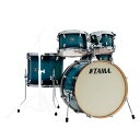 Superstar Classic Drum Kits "Superstar Classic" はオールメイプルシェルのドラムセット。薄く成型されたメイプル材のシェルは、どんなチューニングにも繊細に反応し、心地よい音抜けと、明るくクリアーなサウンドを奏でます。また、フープには外曲げのスティール製フープを採用し、メイプル材の持つオープンで伸びやかなサウンドを更に引き立てます。タムの深さは、少し浅めのサイズを採用し、フィルインでの表情を付けやすく、また、バスドラムの上にマウントした際の高さのセッティングに幅を持たせられるような仕様にしました。 　 『CL52KRS』は、22"バスドラムに10"と12"タムタム、16"フロアタムに14"スネアドラムの5点シェルキット（スタンダードサイズ）。ハードウェアやシンバルは別売ですので、お好みの製品と組み合わせて使用できます。 主な特長 ●100% Maple Shells：上位機種のStarclassicと同様、薄く成型されたシェルはセンシティブなレスポンスと豊かな鳴りを実現。明るくクリアなサウンドはメイプルならではです。（All Maple、TT/FT：6ply, 5mm、BD：8ply, 7mm） ●Power Craft II Head：Superstar ClassicのドラムヘッドにはTAMAオリジナルヘッド“Power Craft II”を採用しています。バスドラムの打面はリングミュートを内蔵したヘッド、フロント面はビンテージ風のルックスを演出するホワイトコーテッド仕様となります。 ●Low-Mass Lug：Superstar Classic用にデザインされたセパレートラグ。シェルとの設置面積を小さくすることで、シェル鳴りを妨げない構造です。 ●Tom Holder：タムホルダーは、MTH600を採用。様々なセットアップにフレキシブルに対応可能な、シンプルで、操作性に優れたタムホルダーです。 ●Star-Mount System：ドラムのレゾナンスを高める為に開発された、打面フープの4箇所で支持するマウントシステム『Star-Mount System』。ブラケット部のアイボルトを左右にスライドさせることが出来るので、二つのタムタムをセットアップする際にブラケットが近づいても、アイボルトが干渉することなくセットアップすることが可能です。 ●Steel Hoop：厚さ1.6mmのスティール製外曲げフープを採用。ダイキャストフープに比べ落ち着いたトーンが特徴。オープンで伸びやかなサウンドを引き出します。 CL52KRS セット内容 ○22"x16" Bass Drumx1 ○10"x7" Tom Tom x1 ○12"x8" Tom Tom x1 ○16"x14" Floor Tom x1 ○14"x6.5" Snare Drum x1 ○MTH600 ダブルタムホルダー x1 留意事項 ※シンバルスタンド、スネアスタント、ハイハットスタンド、ドラムスローン、キックペダル、ドラムスティック、シンバルは別売です。