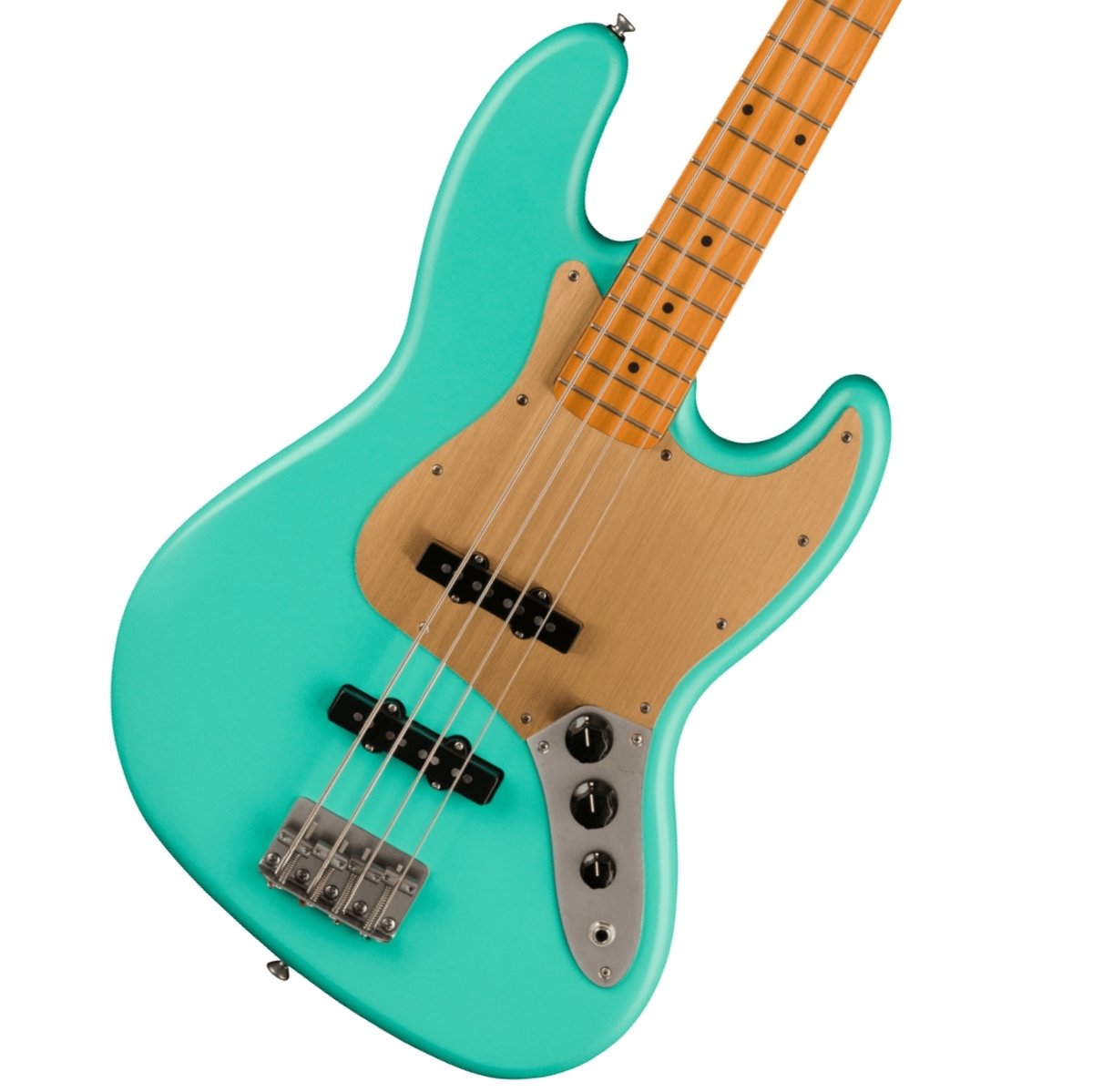 Squier / 40th Anniversary Jazz Bass Vintage Edition Maple Fingerboard Gold Anodized Pickguard Satin Seafoam Green《WEBSHOPクリアランスセール》