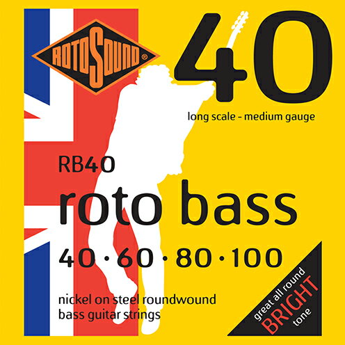 ROTOSOUND / Roto Bass RB40 Medium 40-100 Long Scale ١Ź